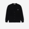GREY FOX HEAD PATCH RELAXED CARDIGAN -Maisonkitsune Store jm00518kt1006 p199 da