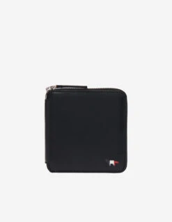 TRICOLOR FOX SQUARE ZIPPED WALLET
