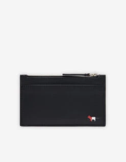 TRICOLOR FOX LONG ZIPPED CARD HOLDER