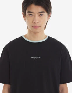 MAISON KITSUNE EMBROIDEREDRELAXED TEE-SHIRT -Maisonkitsune Store km00112kj0035 p199 13