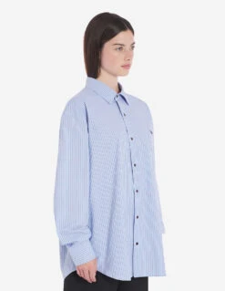 BABY FOX STRIPED SHIRT -Maisonkitsune Store km00497wc2027 s411 12
