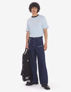 CHILLAX FOX PATCH REGULAR TEE SHIRT -Maisonkitsune Store lm00110kj0008 p422 11