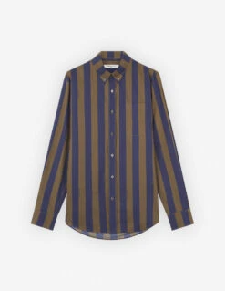 BD CASUAL SHIRT WITH CHEST POCKET IN RUGBY STRIPES