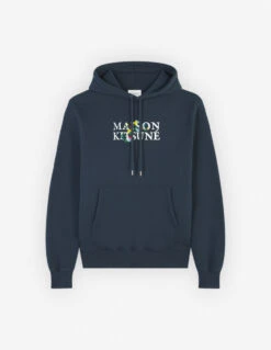 MAISON KITSUNE FLOWERS COMFORT HOODIE