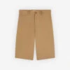 WIDE LEG CHINO BERMUDA IN COTTON WITH RUGBY PATCH -Maisonkitsune Store lm01117ww0078 p220 1