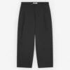 CROPPED PLEATED CHINO PANTS IN COTTON GABARDINE -Maisonkitsune Store lm01118ww0078 p199 1