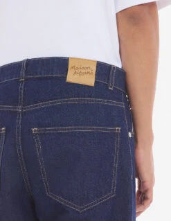 TAPERED JEANS IN INDIGO DENIM -Maisonkitsune Store lm01176ww0081 p471 13