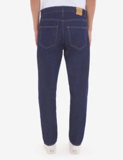 TAPERED JEANS IN INDIGO DENIM -Maisonkitsune Store lm01176ww0081 p471 14