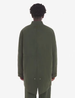 MILITARY PARKA WITH DETACHABLE LINING IN WASHED CO -Maisonkitsune Store lm02210ww0089 p384 14