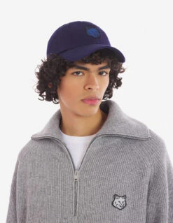 BOLD FOX HEAD PATCH 6P CAP -Maisonkitsune Store lm06104ww0088 p476 11