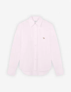 CLASSIC SHIRT WITH BABY FOX PATCH IN COTTON POPLIN