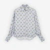 BOXY SHIRT WITH CONCEALED PLACKET IN FLORAL PRINT -Maisonkitsune Store lw00405wf4017 m175 1 1