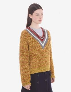 BOLD FOX HEAD CRAFTY COMFORT JUMPER -Maisonkitsune Store lw00803kt1095 h775 12