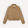 URBAN BLOUSON IN COTTON GABARDINE WITH BOLD FOX HEAD PATCH -Maisonkitsune Store lw02112ww0078 p220 1 1 1