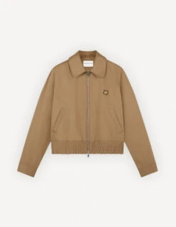 URBAN BLOUSON IN COTTON GABARDINE WITH BOLD FOX HEAD PATCH