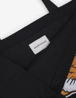 FOX HEAD TOTE BAG -Maisonkitsune Store lw05101ww0050 p199 03