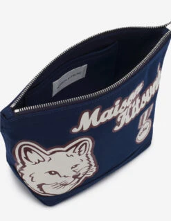 VARSITY PATCHES ZIPPED POUCH -Maisonkitsune Store lw05302ww0083 p476 3