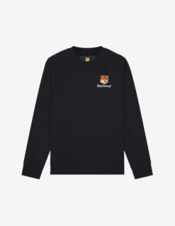 BARBOUR X MK FOX HEAD L/S TEE