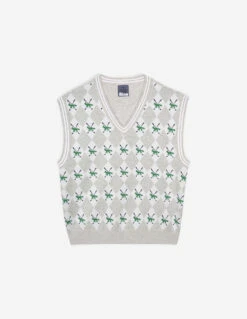 PROFILE FOX ARGYLE VEST MAN