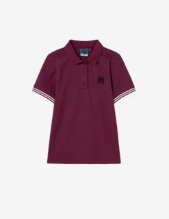 Women Fox Head Short Sleeve Polo Shirt