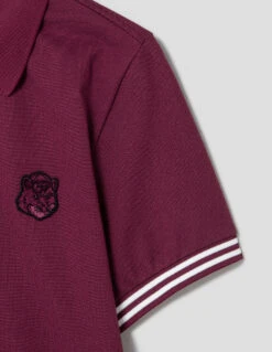 Women Fox Head Short Sleeve Polo Shirt -Maisonkitsune Store qz3942w03z thnail god 4