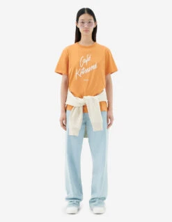 CAFE KITSUNE CLASSIC TEE-SHIRT -Maisonkitsune Store spcku00114 p860 3 f