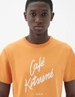 CAFE KITSUNE CLASSIC TEE-SHIRT -Maisonkitsune Store spcku00114 p860 4 h