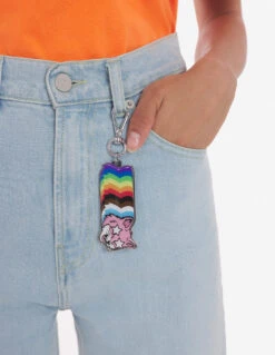 PRIDE FOX METAL KEYRING -Maisonkitsune Store spprkm05301 m000 13